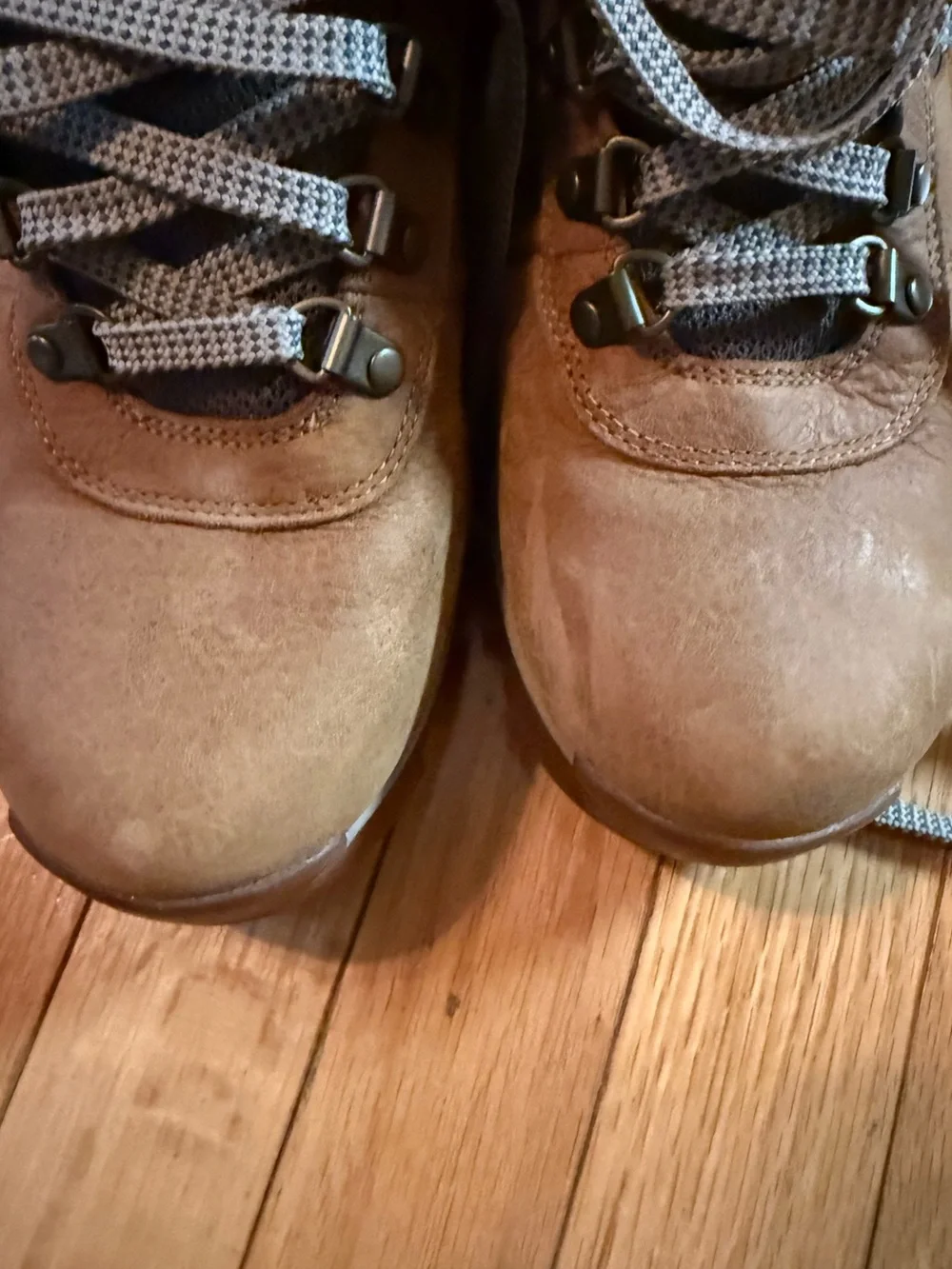 Timberland Men’s Waterproof Leather Hiking Boots Brown Size 8.5